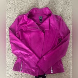 Fuschia & Pleather (NWT)